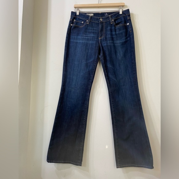 AG Adriano Goldshmied The Jessie Curvy Boot Cut Navy Blue 31 - Picture 4 of 15
